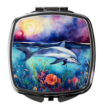 Load image into Gallery viewer, Dolphin Compact Mirror – Stylish Purse Mirror with Artistic Covers