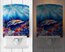 Load image into Gallery viewer, Dolphin Ceramic Night Light