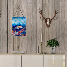 Load image into Gallery viewer, Dolphin Wall or Door Hanging Prints