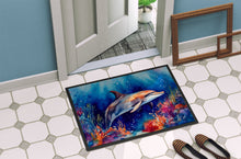 Load image into Gallery viewer, Dolphin Doormat - Large 24x36 – Indoor/Outdoor Floor Mat with Artistic Flair