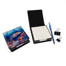 Load image into Gallery viewer, Dolphin PU Leather Note Paper Holder