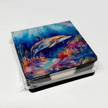 Load image into Gallery viewer, Dolphin PU Leather Note Paper Holder