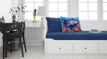 Load image into Gallery viewer, Dolphin Standard Pillowcase – Artistic Decorative Front, White Back