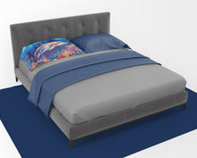 Load image into Gallery viewer, Dolphin Standard Pillowcase – Artistic Decorative Front, White Back
