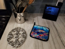 Load image into Gallery viewer, Dolphin Pot Holders - Set of 2 Decorative Kitchen Helpers | Made in the USA