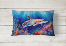 Load image into Gallery viewer, Dolphin Throw Pillow
