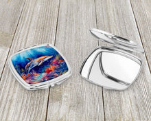 Load image into Gallery viewer, Dolphin Compact Mirror – Stylish Purse Mirror with Artistic Covers