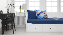 Load image into Gallery viewer, Dolphin Standard Pillowcase – Artistic Decorative Front, White Back