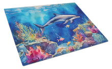 Load image into Gallery viewer, Dolphin Glass Cutting Boards – Durable, Decorative Kitchen Art Large