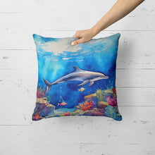 Load image into Gallery viewer, Dolphin Throw Pillow