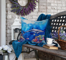 Load image into Gallery viewer, Dolphin Throw Pillow