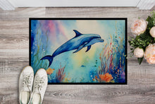 Load image into Gallery viewer, Dolphin Doormat - Large 24x36 – Indoor/Outdoor Floor Mat with Artistic Flair