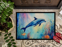 Load image into Gallery viewer, Dolphin Doormat - Large 24x36 – Indoor/Outdoor Floor Mat with Artistic Flair