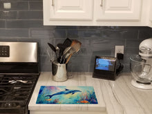 Load image into Gallery viewer, Dolphin Glass Cutting Boards – Durable, Decorative Kitchen Art Large
