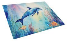 Load image into Gallery viewer, Dolphin Glass Cutting Boards – Durable, Decorative Kitchen Art Large