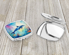 Load image into Gallery viewer, Dolphin Compact Mirror – Stylish Purse Mirror with Artistic Covers