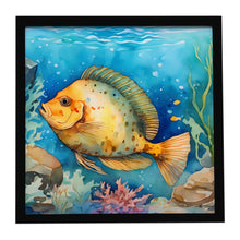 Load image into Gallery viewer, Flounder Framed Metal Print