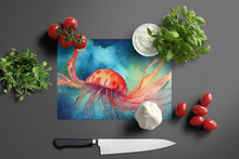 Load image into Gallery viewer, Jellyfish Glass Cutting Boards – Durable, Decorative Kitchen Art Large