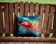 Load image into Gallery viewer, Jellyfish Throw Pillow - 14x14 Decorative Pillow – Art for Your Home &amp; Patio