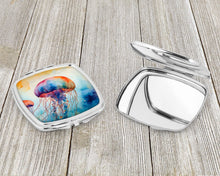 Load image into Gallery viewer, Jellyfish Compact Mirror – Stylish Purse Mirror with Artistic Covers
