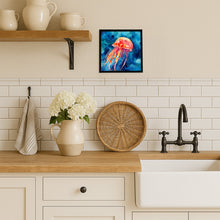 Load image into Gallery viewer, Jellyfish Framed Metal Print