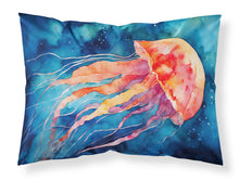 Load image into Gallery viewer, Jellyfish Standard Pillowcase – Artistic Decorative Front, White Back