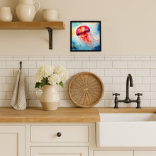 Load image into Gallery viewer, Jellyfish Framed Metal Print