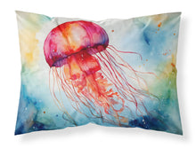 Load image into Gallery viewer, Jellyfish Standard Pillowcase – Artistic Decorative Front, White Back