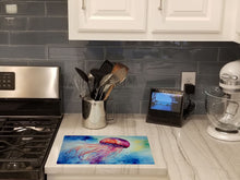 Load image into Gallery viewer, Jellyfish Glass Cutting Boards – Durable, Decorative Kitchen Art Large