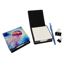 Load image into Gallery viewer, Jellyfish PU Leather Note Paper Holder