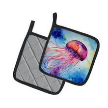 Load image into Gallery viewer, Jellyfish Pot Holders - Set of 2 Decorative Kitchen Helpers | Made in the USA