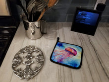 Load image into Gallery viewer, Jellyfish Pot Holders - Set of 2 Decorative Kitchen Helpers | Made in the USA