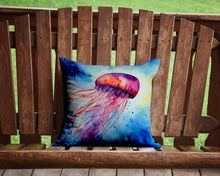 Load image into Gallery viewer, Jellyfish Throw Pillow - 14x14 Decorative Pillow – Art for Your Home &amp; Patio