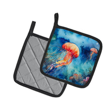Load image into Gallery viewer, Jellyfish Pot Holders - Set of 2 Decorative Kitchen Helpers | Made in the USA