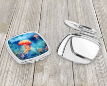 Load image into Gallery viewer, Jellyfish Compact Mirror – Stylish Purse Mirror with Artistic Covers