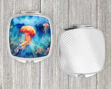 Load image into Gallery viewer, Jellyfish Compact Mirror – Stylish Purse Mirror with Artistic Covers