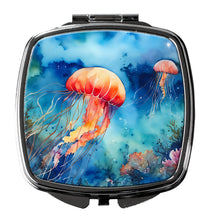 Load image into Gallery viewer, Jellyfish Compact Mirror – Stylish Purse Mirror with Artistic Covers