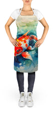 Load image into Gallery viewer, Koi Fish Apron – Artist-Designed Kitchen, BBQ &amp; Craft Apron