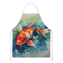 Load image into Gallery viewer, Koi Fish Apron – Artist-Designed Kitchen, BBQ &amp; Craft Apron