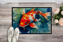 Load image into Gallery viewer, Koi Fish Doormat - Large 24x36 – Indoor/Outdoor Floor Mat with Artistic Flair