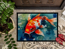 Load image into Gallery viewer, Koi Fish Doormat - Large 24x36 – Indoor/Outdoor Floor Mat with Artistic Flair
