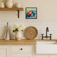 Load image into Gallery viewer, Koi Fish Framed Metal Print