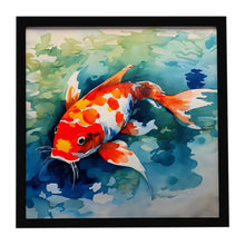 Load image into Gallery viewer, Koi Fish Framed Metal Print