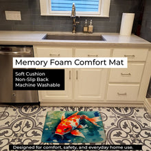 Load image into Gallery viewer, Koi Fish Memory Foam Kitchen Mat DAC2794RUG