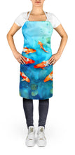 Load image into Gallery viewer, Koi Fish Apron – Artist-Designed Kitchen, BBQ &amp; Craft Apron
