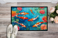 Load image into Gallery viewer, Koi Fish Doormat - Large 24x36 – Indoor/Outdoor Floor Mat with Artistic Flair