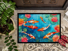 Load image into Gallery viewer, Koi Fish Doormat - Large 24x36 – Indoor/Outdoor Floor Mat with Artistic Flair