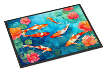 Load image into Gallery viewer, Koi Fish Doormat - Large 24x36 – Indoor/Outdoor Floor Mat with Artistic Flair