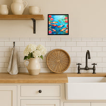 Load image into Gallery viewer, Koi Fish Framed Metal Print