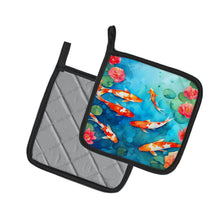 Load image into Gallery viewer, Koi Fish Pot Holders - Set of 2 Decorative Kitchen Helpers | Made in the USA